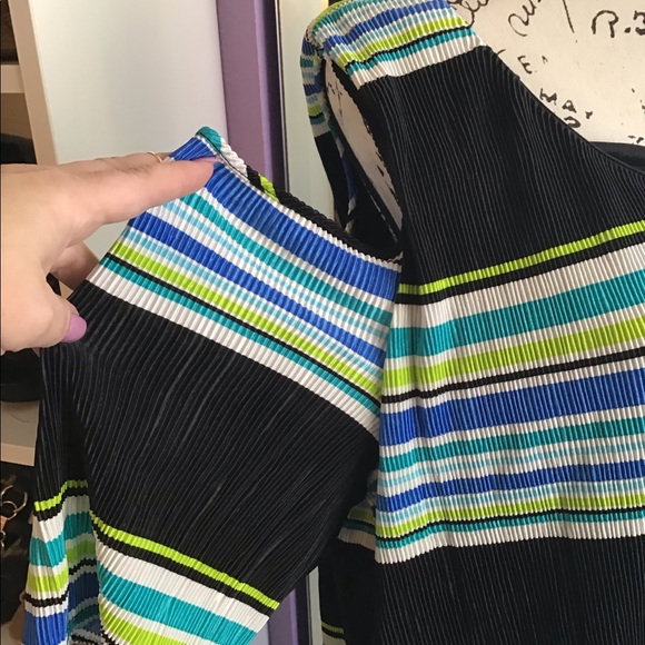 NY Collection Cold Shoulder Dress Plus 2X NWT - Picture 3 of 6